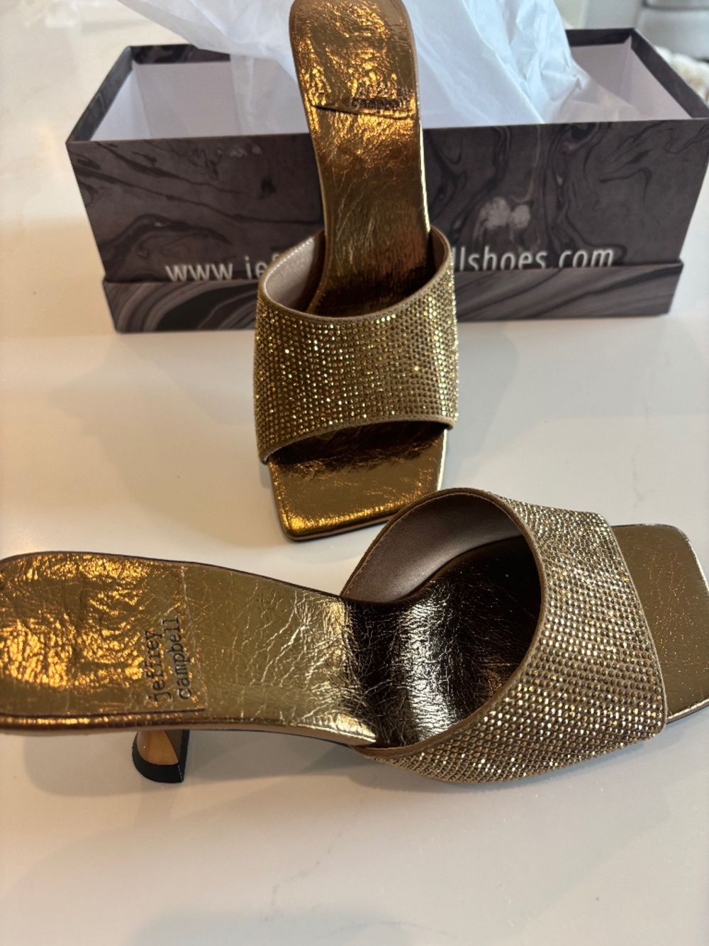 Jeffrey Campbell rhinestone mule size 8.5 NWT